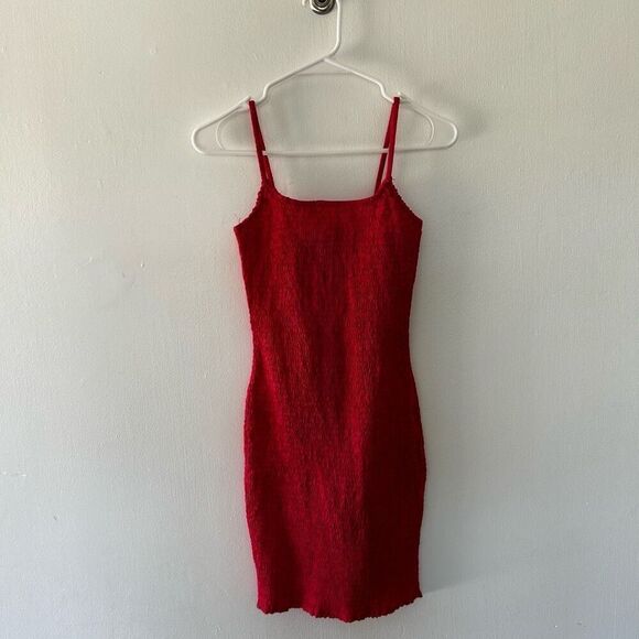 SNDYS Revolve Magenta Pink Smocked Mini Dress Size 2 Y2K Barbie Bratz - Picture 1 of 12